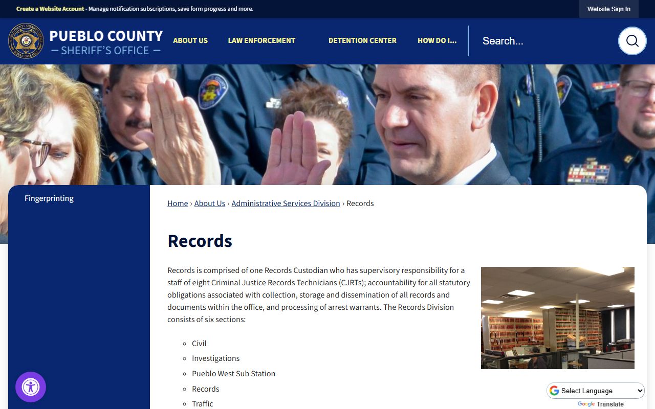 Pueblo Colorado Criminal Records